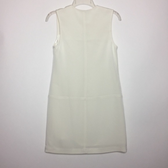 T Alexander Wang Zip Front Mini Dress 0 White - Picture 4 of 11
